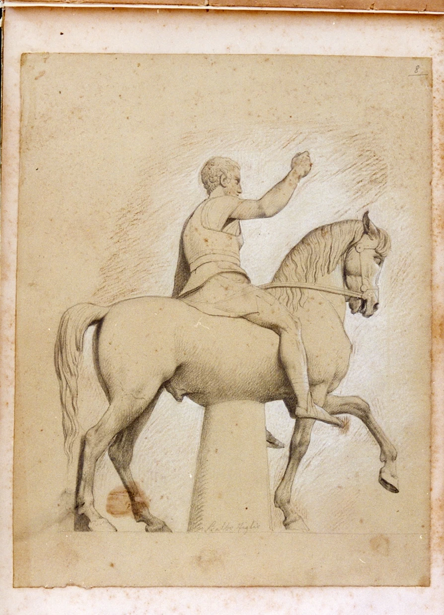 Studio di statua equestre di Balbo iuniore - Museo Nazionale di san Martino, Napoli